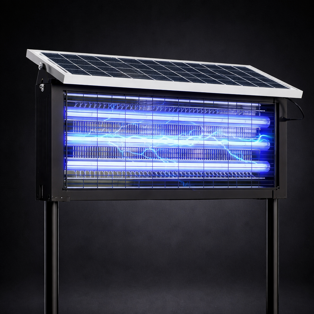 Solar bug zapper