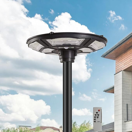 1500W Solar UFO Motion Sensor All in one Solar Garden Street Light With Remote Control