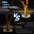 Aluminum Solar Palm Tree Lights Outdoor Uplight Landscape Spotlights Solar Powered 32 LEDs