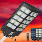 6800W Commercial Solar Street Lights Dusk to Dawn , Motion Sensor, 75000LM for Street with Remote Control