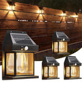 SmartYard 4 Pack Solar Sensor Motion Wall Lights Tungsten Lamps Exterior Porch Lanterns