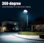 4500W Large Solar Street Lights Outdoor - Commercial Grade Solar Powered Street Light 120000LM with Remote