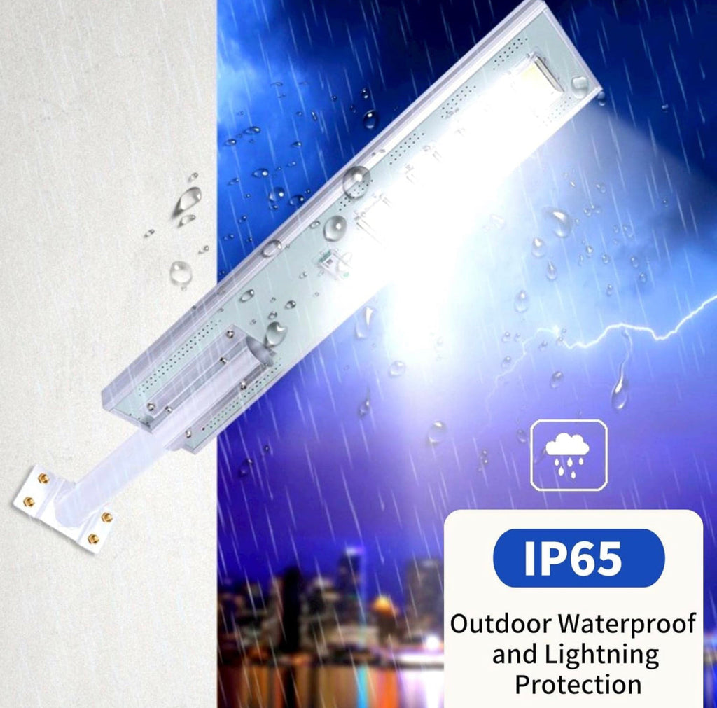 5000W Solar Powered Street Light Outdoor, Waterproof Solar Parking Lot Lights Commercial Motion Sensor LED Flood Lights with Remote