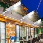 5000W Solar Powered Street Light Outdoor, Waterproof Solar Parking Lot Lights Commercial Motion Sensor LED Flood Lights with Remote