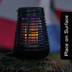 PIC Portable Solar Insect Killer Torch Bug Zapper and Flame Accent Light, Kills Bugs-1 Pack