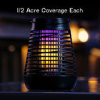 PIC Portable Solar Insect Killer Torch Bug Zapper and Flame Accent Light, Kills Bugs-1 Pack