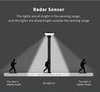 1500W Solar UFO Motion Sensor All in one Solar Garden Street Light With Remote Control