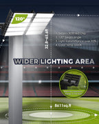 500W LED Stadium Flood Lights 3000W Equivalent 80000LM Super Bright LED Arena Lights 85-305V IP66 Waterproof 6500K