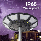 Commercial Solar Flag Pole Light Outdoor Dusk to Dawn, 266 led Light, 4200lm Super Bright