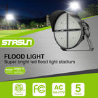 600W LED Stadium Light Ultra-Bright, 90000LM, Waterproof, IP66, 5000K Color Temperature, for Stadium, Basketball, Football Court