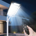 8800W Solar Street Lights Outdoor Waterproof 6500K Dusk to Dawn 180000 Lumen Motion Sensor Super Bright Solar Parking Lot Light