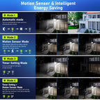 8400W LED Solar Aluminum Frame Flood Lights Outdoor, Billboard 238LED Dusk to Dawn Waterproof Security Commercial Lighting with 16.4ft Cables