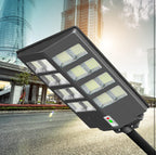 6800W Commercial Solar Street Lights Dusk to Dawn , Motion Sensor, 75000LM for Street with Remote Control