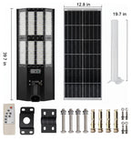 LumenX Twinko - Heavy Duty Mobile Solar Light Tower+2 11000W Fixture