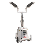 LumenX Twinko - Heavy Duty Mobile Solar Light Tower+2 11000W Fixture