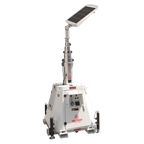 LumenX Twinko - Heavy Duty Mobile Solar Light Tower+2 11000W Fixture