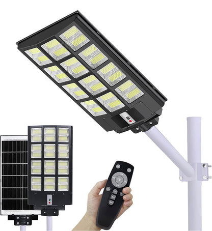 7200W Commercial Solar Street Light , 100000LM Parking Lot Light Dusk to Dawn With Remote