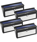 Solar Outdoor Lights 100 LED Motion Sensor Solar Security Lights 4-Pack