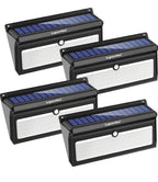 Solar Outdoor Lights 100 LED Motion Sensor Solar Security Lights 4-Pack